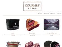 Tablet Screenshot of gourmetcargo.com